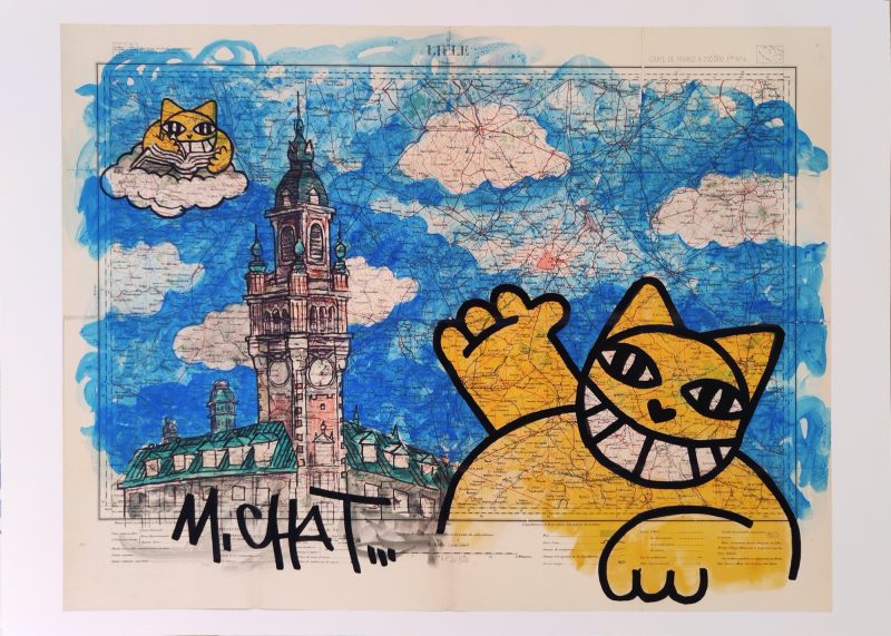 Lille - Le chat et le beffroi