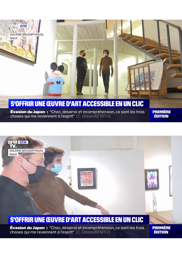 BFM TV - Galerie Brugier-Rigail X Artsper
