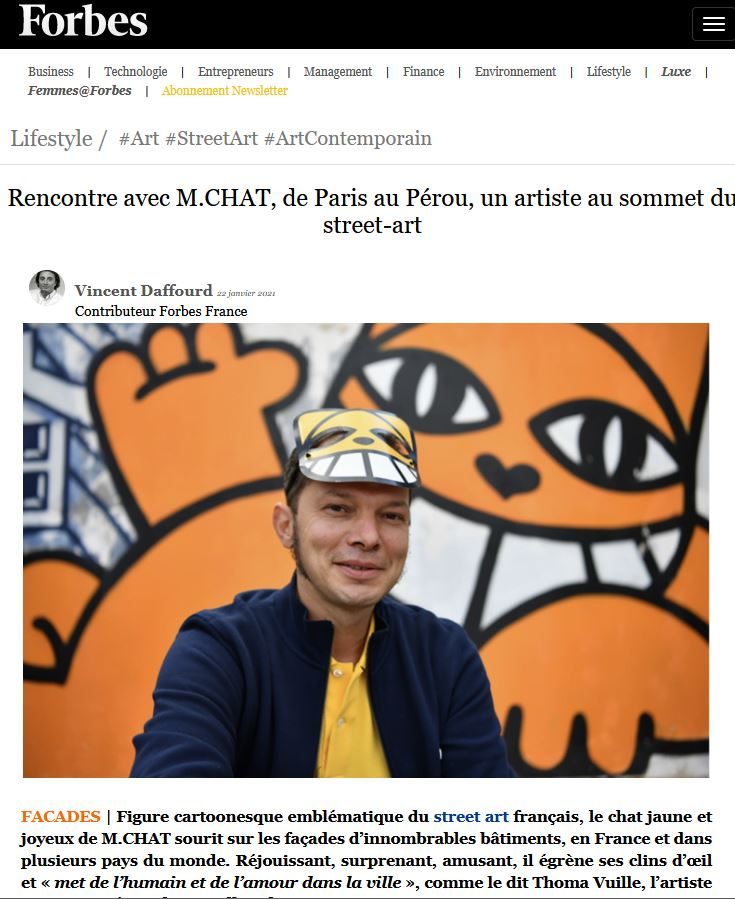 Rencontre avec M.CHAT, de Paris au Pérou, un artiste au sommet du street-art