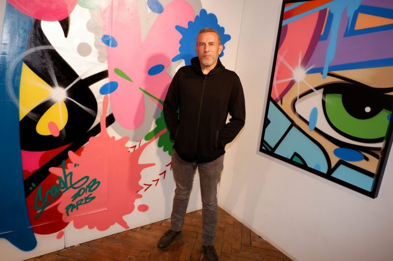 Vernissage John Matos Crash à la galerie Brugier-Rigail